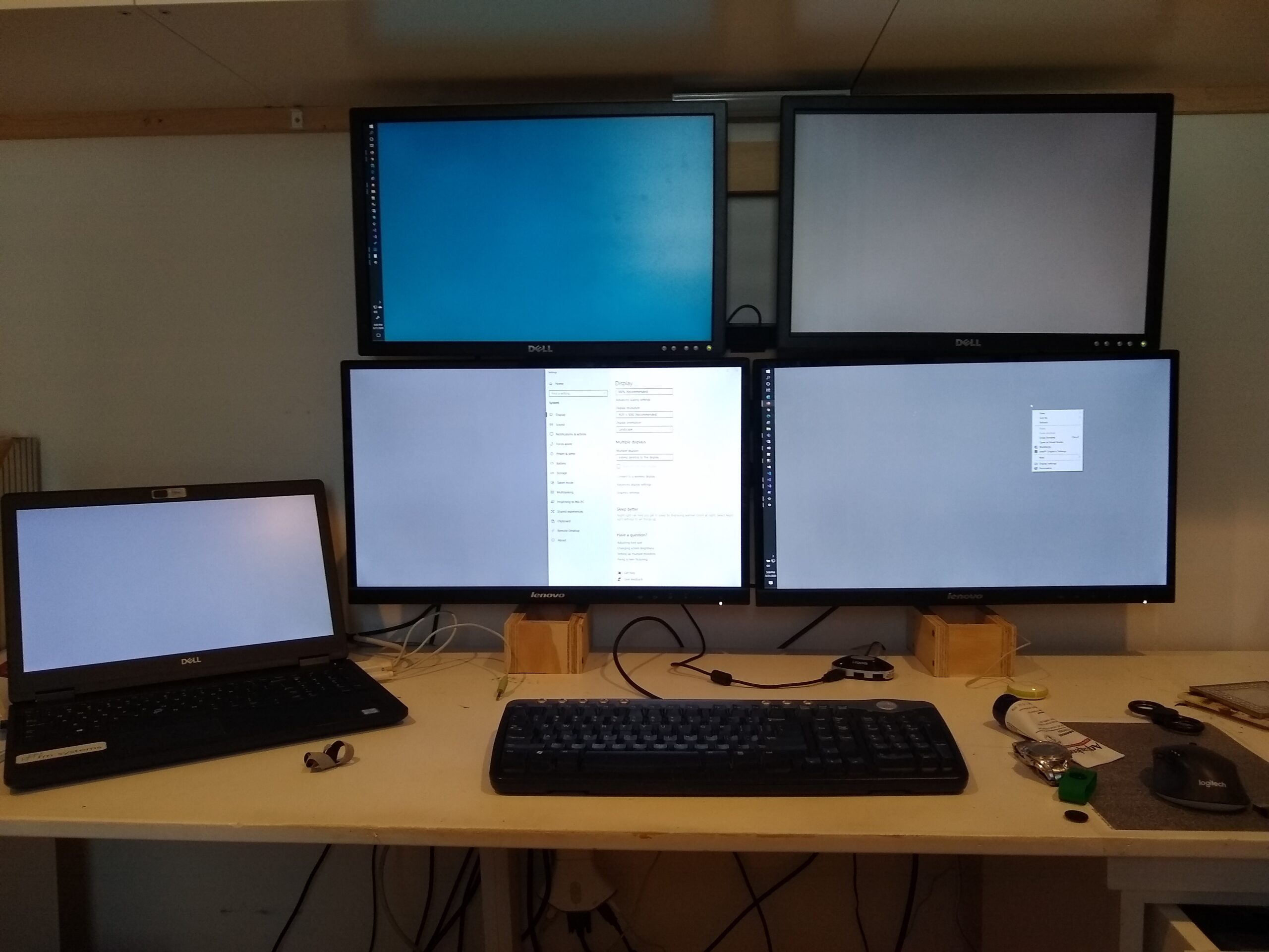 Diy Quad Monitor Stand Code Over Easy
